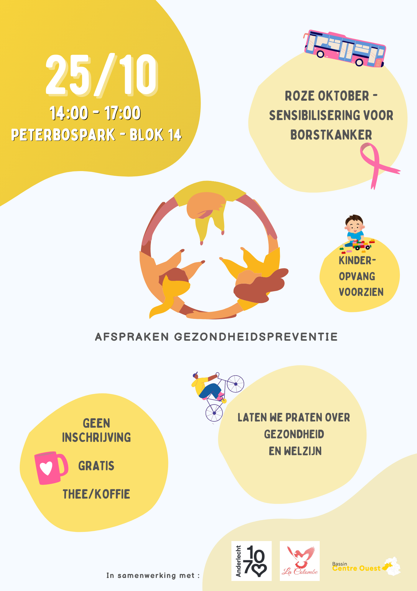 Afspraken gezondheidspreventie - Roze Oktober